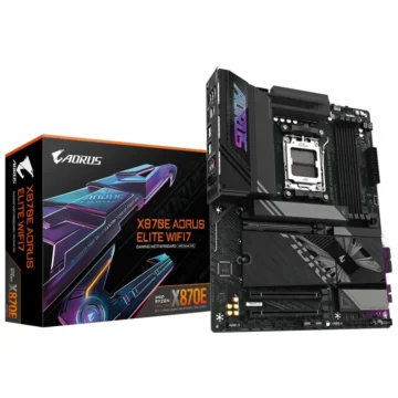 Placa Mãe Gigabyte X870E AORUS Elite Wi-Fi7 Socket AM5 DDR5 AMD X870E ATX