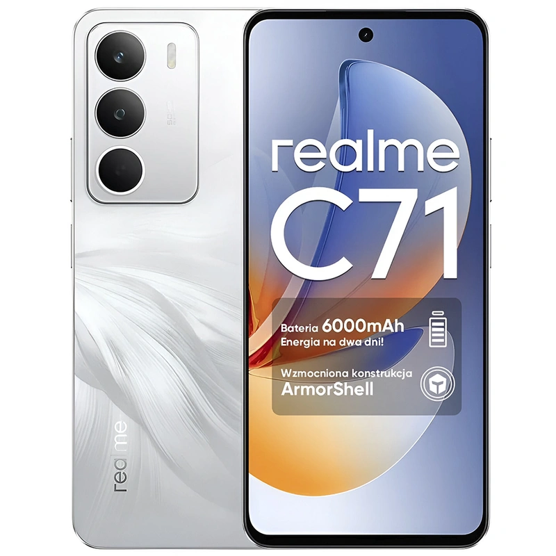 Celular Realme C71 RMX5303 8GB de RAM 256GB Tela 6.67 UNISOC T7250 Wi-Fi