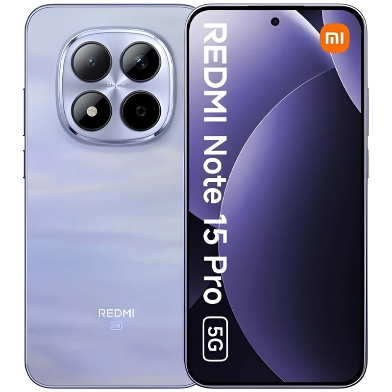 Celular Xiaomi Redmi Note 15 Pro 5G 8GB de RAM 512GB Tela 6.83 AMOLED 1.5K de 6.83"