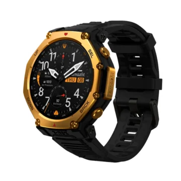 Relógio Smartwatch Amazfit T-Rex 3 Pro A2444 - PretoDourado 10 ATM Wi-Fi