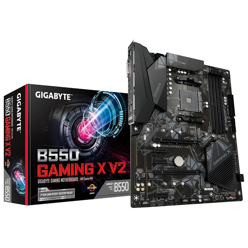 Placa Mãe Gigabyte B550 Gaming X V2 Socket AM4 DDR4 AMD B550 ATX