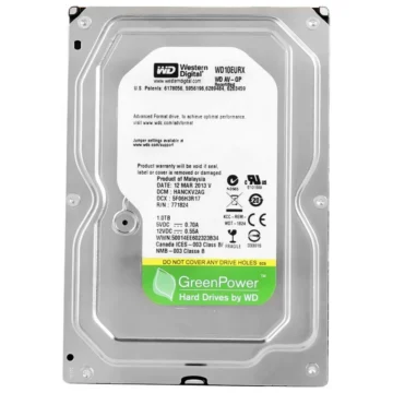 HD Western Digital 1TB WD Green 3.5 SATA 3 - 6Gb/s WD10EURX