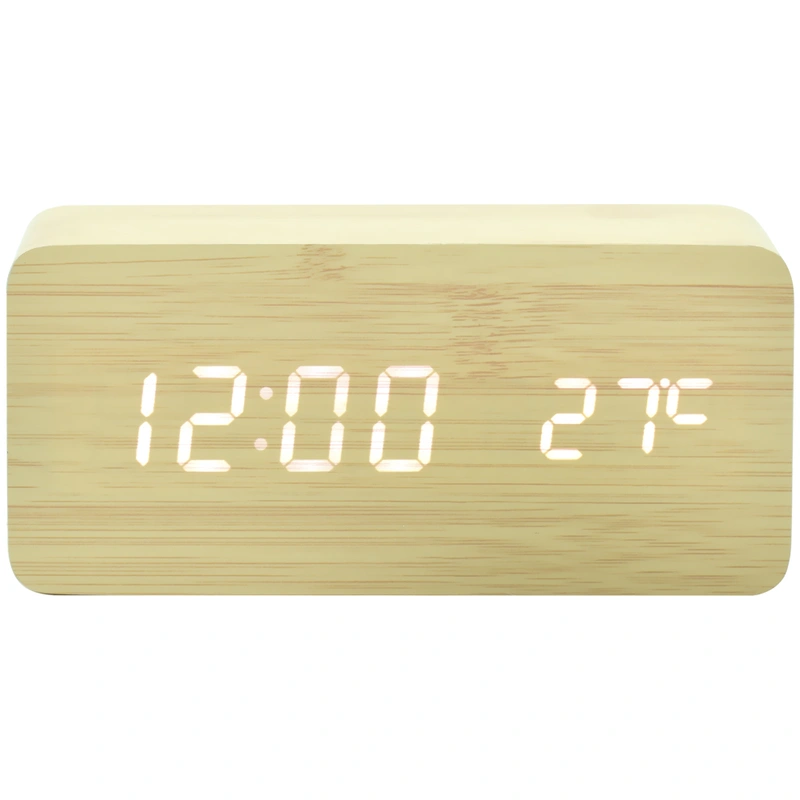 Relógio Despertador de mesa Satellite AC-T22 - Bamboo
