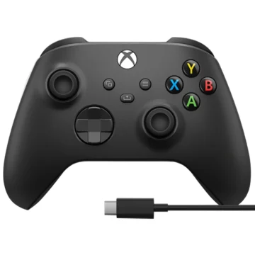 Controle Microsoft para Xbox Wireless Cabo USB-C - Preto Xbox One Xbox Series X