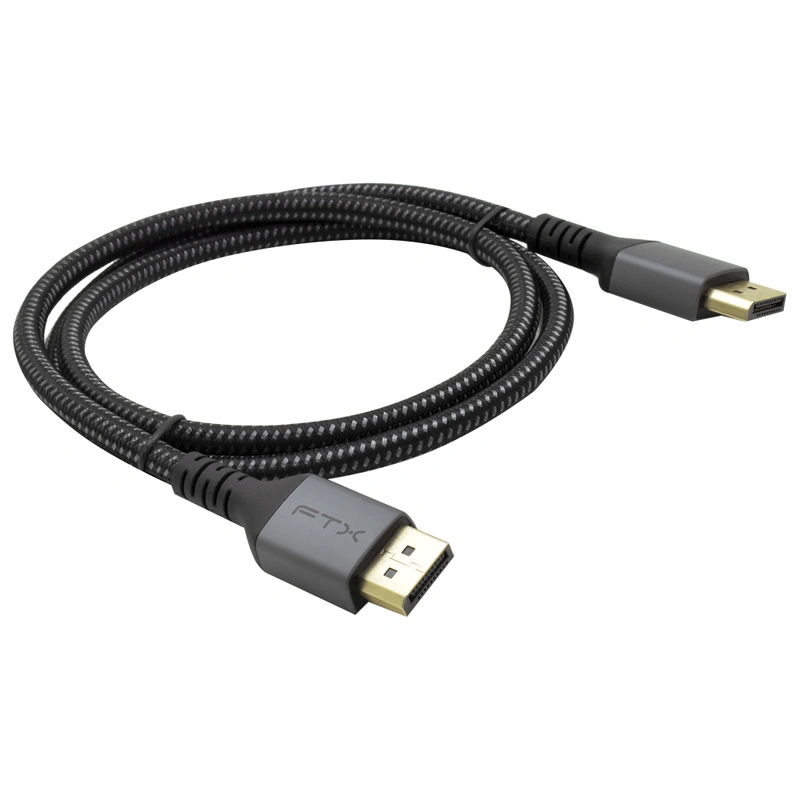Cabo DisplayPort para DisplayPort FTX CT-DP8K-AG3 - 3M 115779 180g Preto / Cinza - Imagem 3