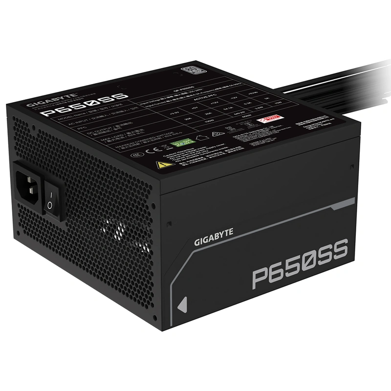Fonte de Alimentação Gigabyte GP-P650SS 650W ATX Não Modular 80 Plus Silver - Imagem 2