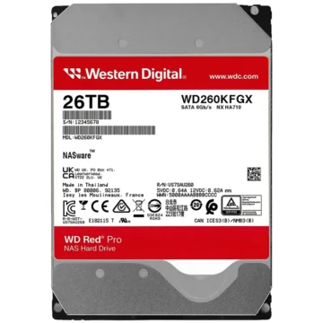 HD Western Digital 26TB WD Red Pro Nas 3.5 WD260KFGX