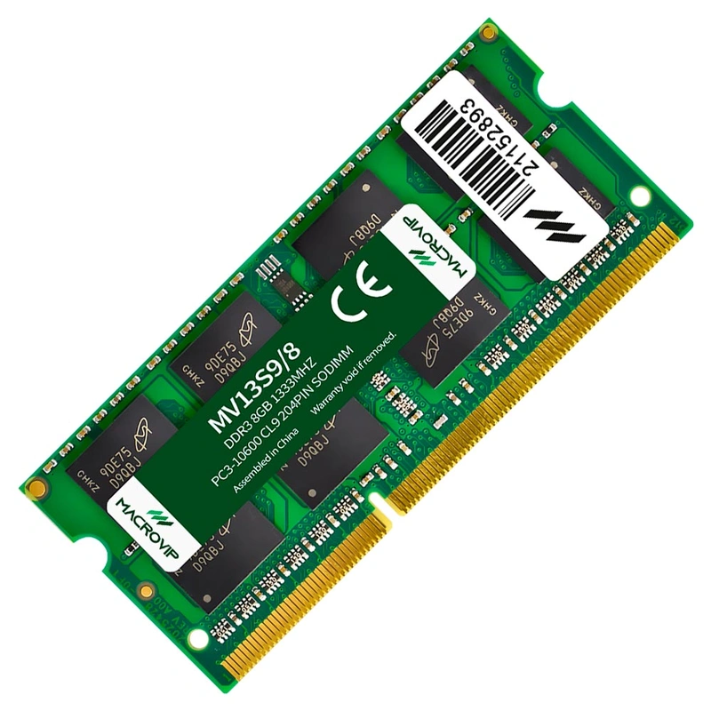 Memória RAM para Notebook Macrovip DDR3 8GB 1333MHz - MV13S98 SODIMM CL9 - Imagem 2