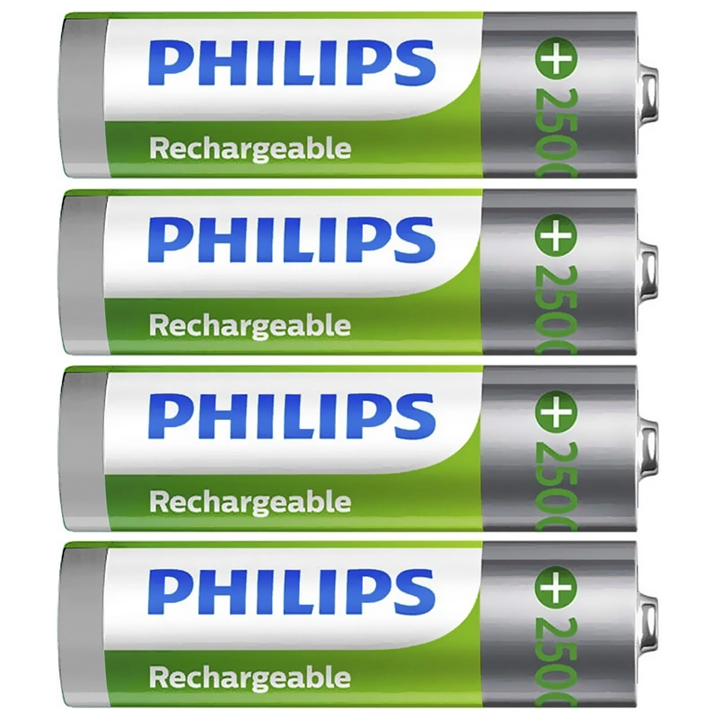 Pilhas Recarregável Philips AA com 4 Pilhas 2500MAH - R6B4RTU2597 - Imagem 2