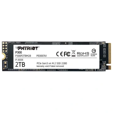 SSD Patriot M.2 2TB P300 NVMe - P300P2TBM28 PCIe Gen 3 x 4
