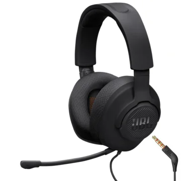 Headset Gamer JBL Quantum 100 M2 Com Fio - Preto PC Analógico de 3.5 mm