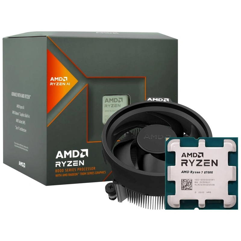 Processador AMD Ryzen 7 8700G Socket AM5 4.2GHz 24MB Até 5.1GHz 8 núcleos
