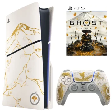 Console Sony PlayStation 5 Slim CFI-2015A AZ7X 1TB Ghost Of Yotei Limited Edition + Jogo