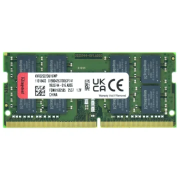 Memória RAM para Notebook Kingston DDR4 16GB 3200MHz - KVR32S22D816WP 32GB