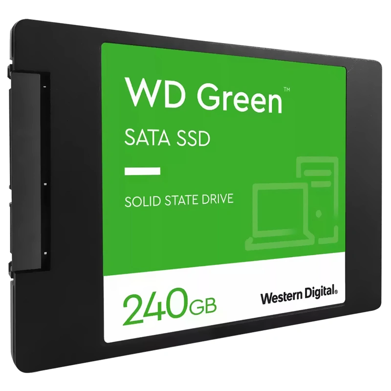 SSD Western Digital 240GB Green 2.5 SATA 3 - 6Gb/s WDS240G3G0A WD Green - Imagem 2