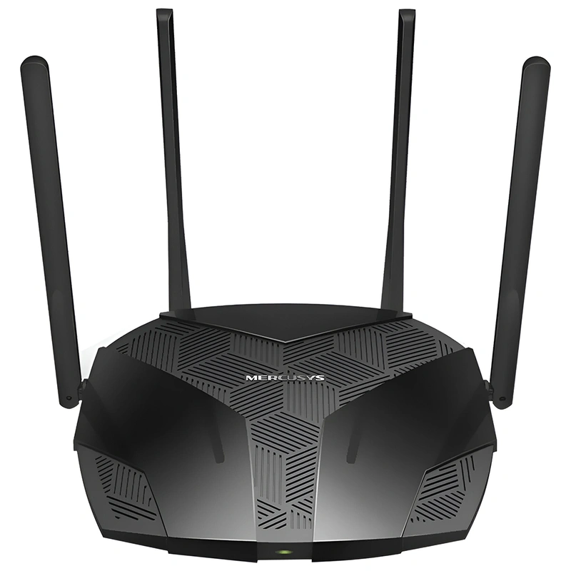 Roteador Mercusys MR70X AX1800 Dual Band 2.4GHz 5GHz Wi-Fi 6 4 Antenas - Preto