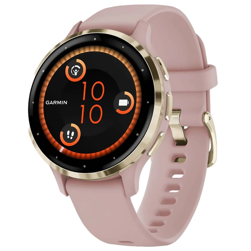 Relógio Garmin Venu 3S - Rosa (010-02785-03) 5 ATM Wi-Fi Android