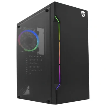 Gabinete Gamer Satellite 1101K ATX 1 Cooler RGB - Preto
