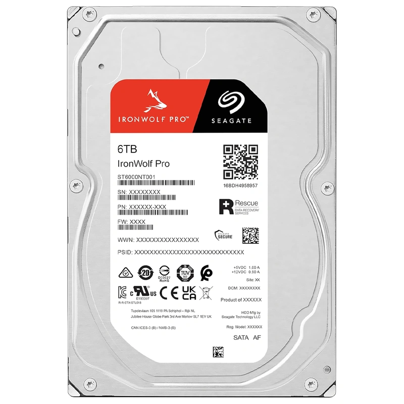 HD Seagate 6TB Iron Wolf Pro 3.5 SATA de 6Gb/s ST6000NT001