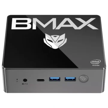 Mini PC Bmax B4 Turbo Intel Core N150 de 3.6GHz 16GB de RAM 512GB SSD - Preto