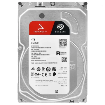 HD Seagate 4TB Iron Wolf Nas 3.5 SATA 3 - 6Gb/s ST4000VN006