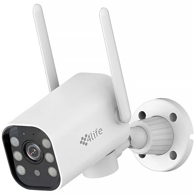 Câmera de Segurança 4LIFE FLG3P Vigione Outdoor Wi-Fi 2.5K - Branco FLG3P Vigione Smart