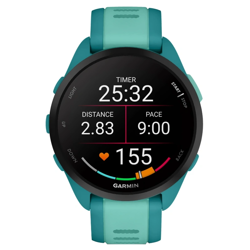 Relógio Garmin Forerunner 165 Music AMOLED - Azul (010-02863-32) 5ATM Wi-Fi - Imagem 2
