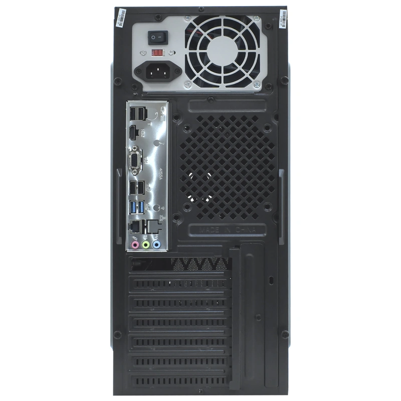 PC Montado Intel Core i3 4160 3.6GHz 8GB de RAM 128GB SSD + Monitor Mouse Teclado Preto - Imagem 3