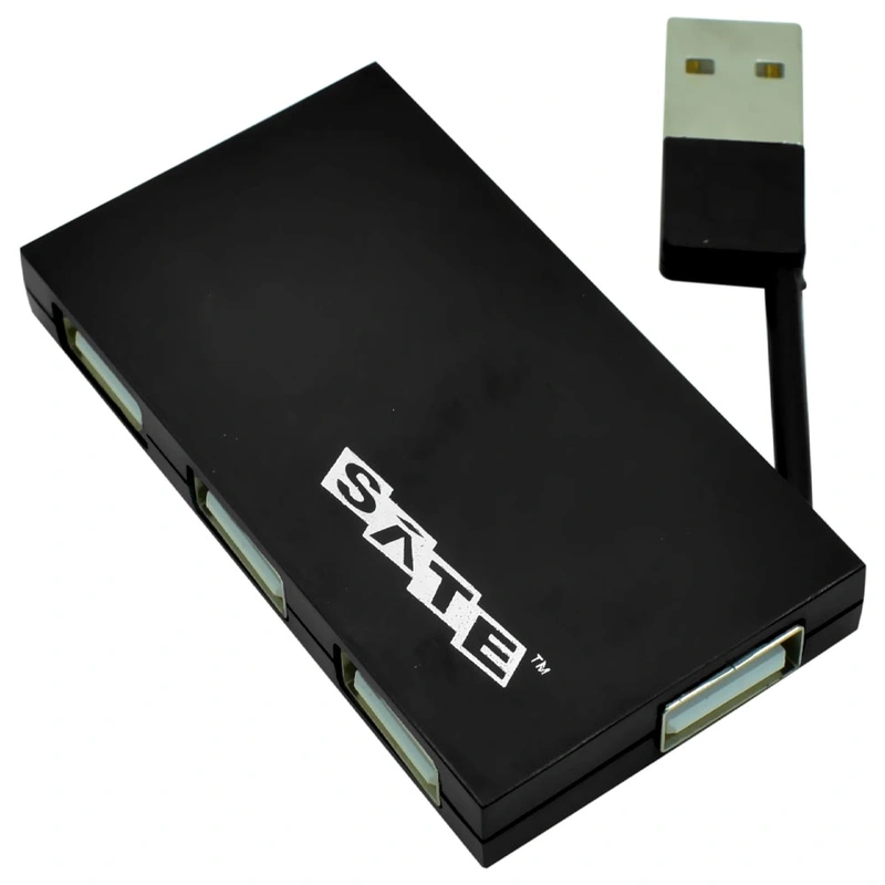 Hub USB 2.0 Satellite A-HUB08 4 Portas - Preto - Imagem 2