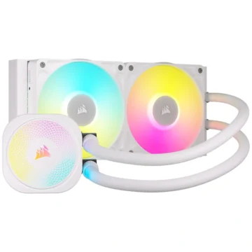 Water Cooler Corsair ICUE Link Titan 240 RX 240MM RGB Branco CW-9061020-WW