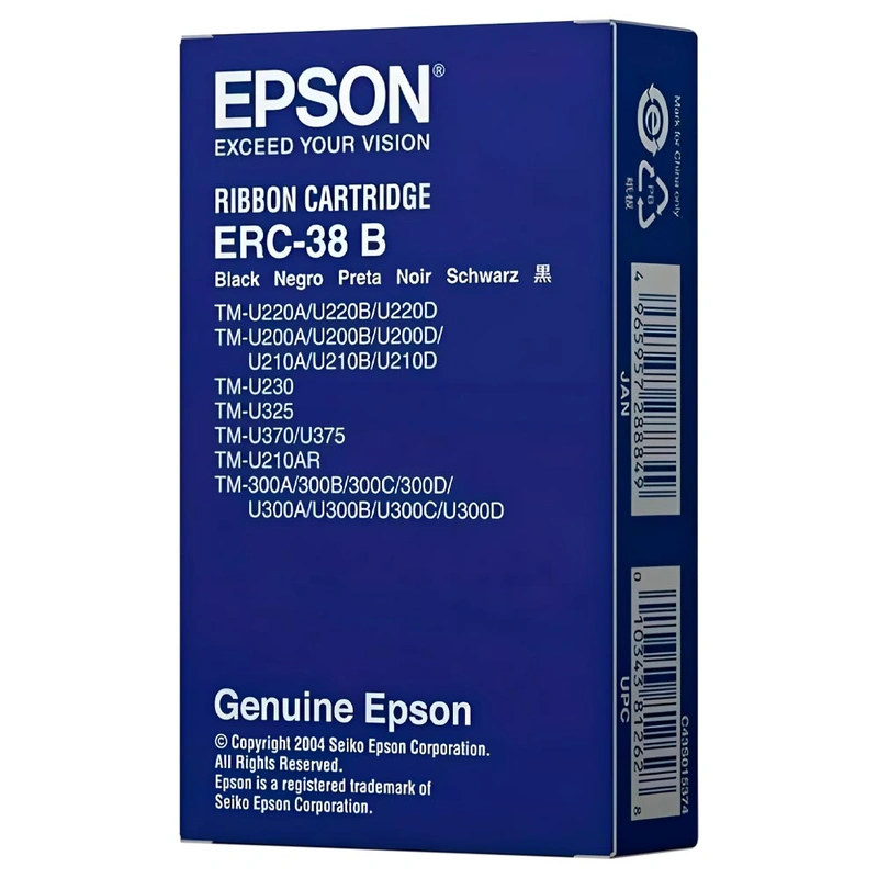 Fita para Impressora Epson ERC-38 B - Preto - Imagem 3