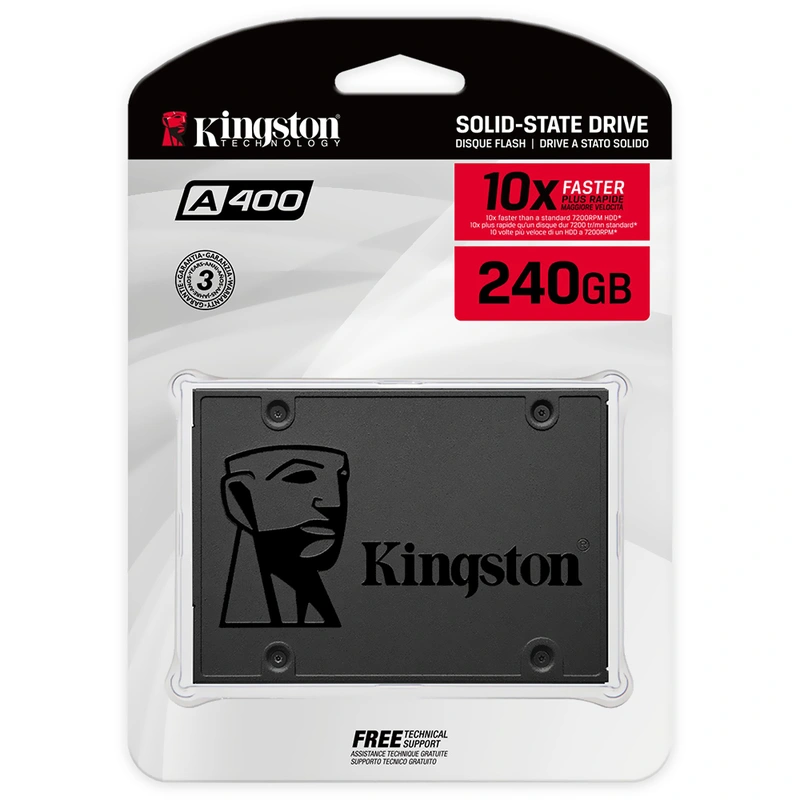 SSD Kingston 240GB 2.5 SA400S37/240G - Imagem 3