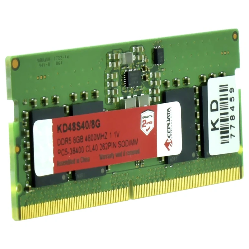 Memória RAM para Notebook Keepdata DDR5 8GB 4800MHz - KD48S408G SODIMM - Imagem 2
