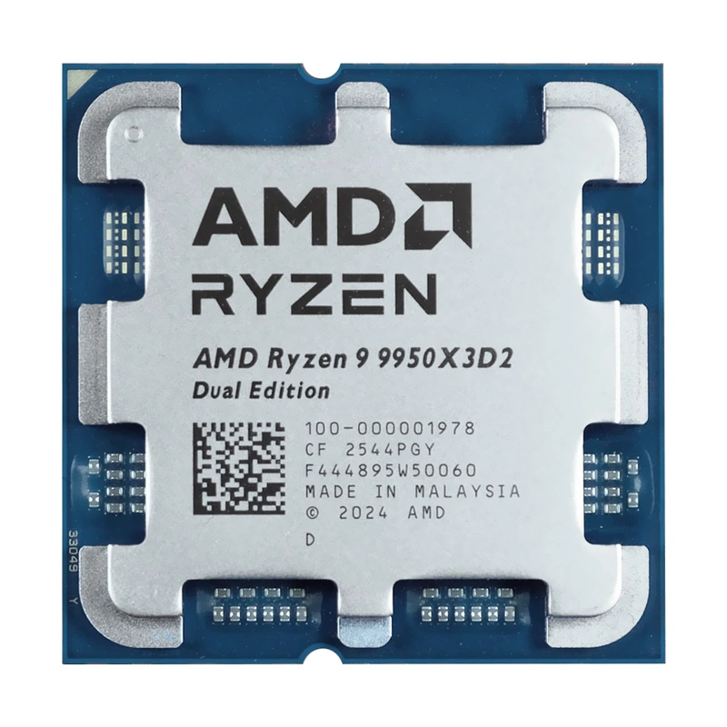 Processador AMD Ryzen 9 9950X3D2 Socket AM5 4.3GHz 208MB Ryzen 9 9950X3D2 Dual Edition - Imagem 2