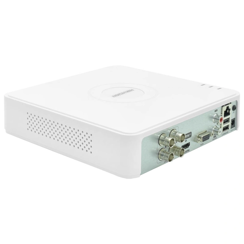 CCTV de Vigilância DVR Hikvision DS-7104HGHI-M1 Turbo HD 7100 4CH 720p - Branco + Mouse - Imagem 2