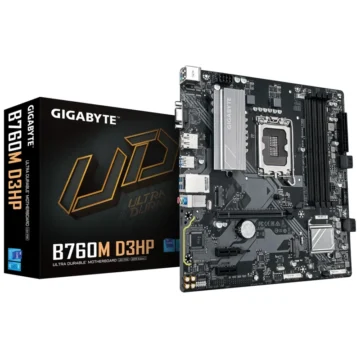 Placa Mãe Gigabyte B760M D3HP Socket LGA 1700 DDR5 Intel B760 Micro ATX