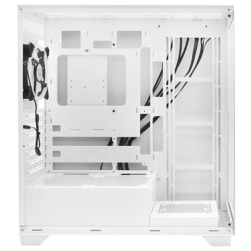Gabinete Gamer Mtek MCG-DH80-W Mid Tower 1 Cooler RGB - Branco - Imagem 3