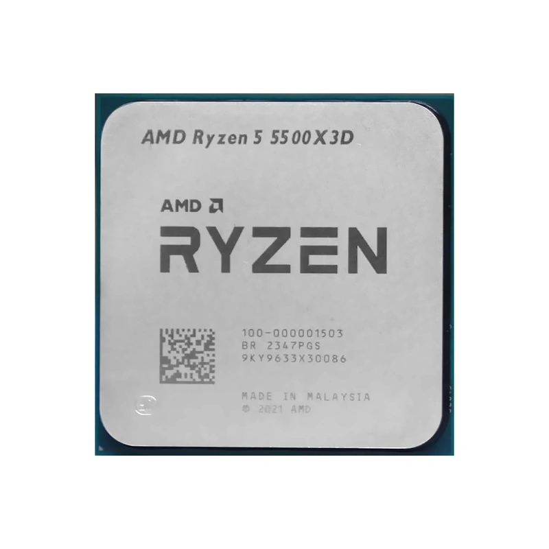 Processador AMD Ryzen 5 5500X3D Socket AM4 4.0 GHz 99MB Até 4GHz 6 núcleos - Imagem 2