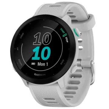 Relógio Garmin Forerunner 55 - Branco (010-02562-11) 5ATM Bluetooth