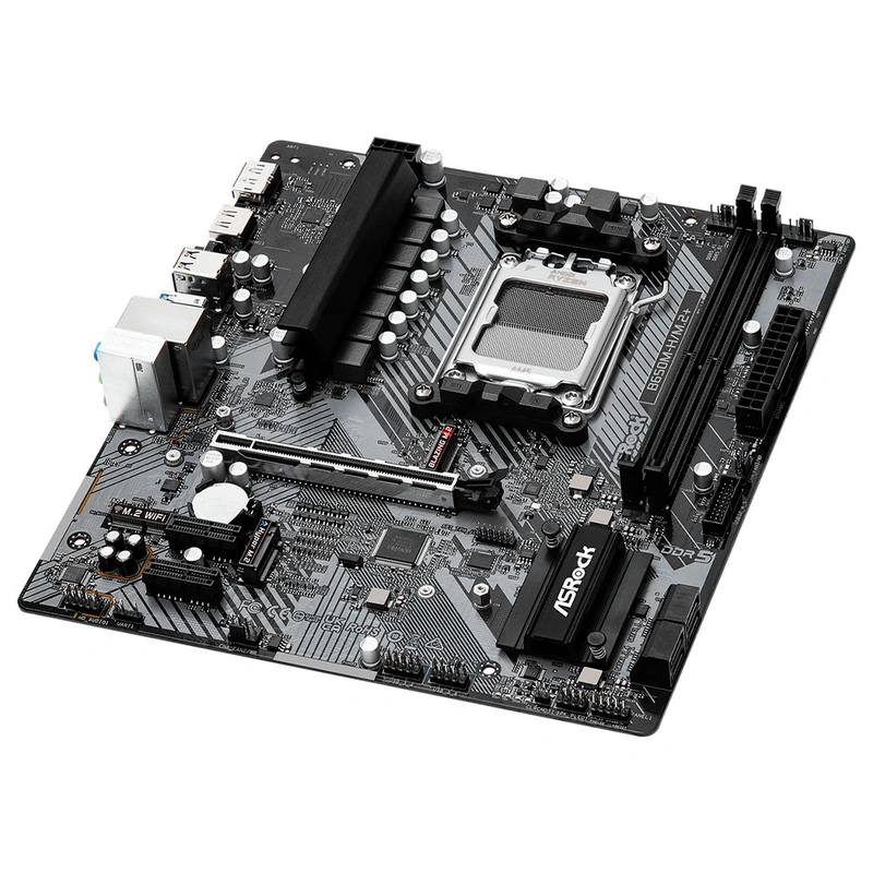 Placa Mãe ASRock B650M-HM.2+ Socket AM5 DDR5 AMD B650 Micro ATX - Imagem 2