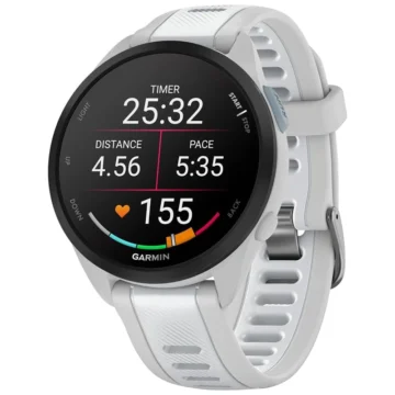 Relógio Garmin Forerunner 165 Music AMOLED - Branco (010-02863-31) 5ATM
