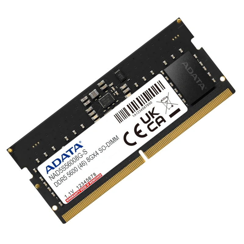 Memória RAM para Notebook ADATA DDR5 8GB 5600MHz - AD5S56008G-S SODIMM - Imagem 2