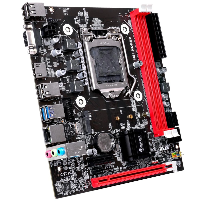 Placa Mãe Keepdata H81-KDGNV Socket LGA 1150 VGA DDR3 Intel H81 Express - Imagem 2