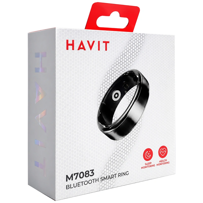 Anel Smart Havit M7083-BK - Preto (8mm) - Imagem 4