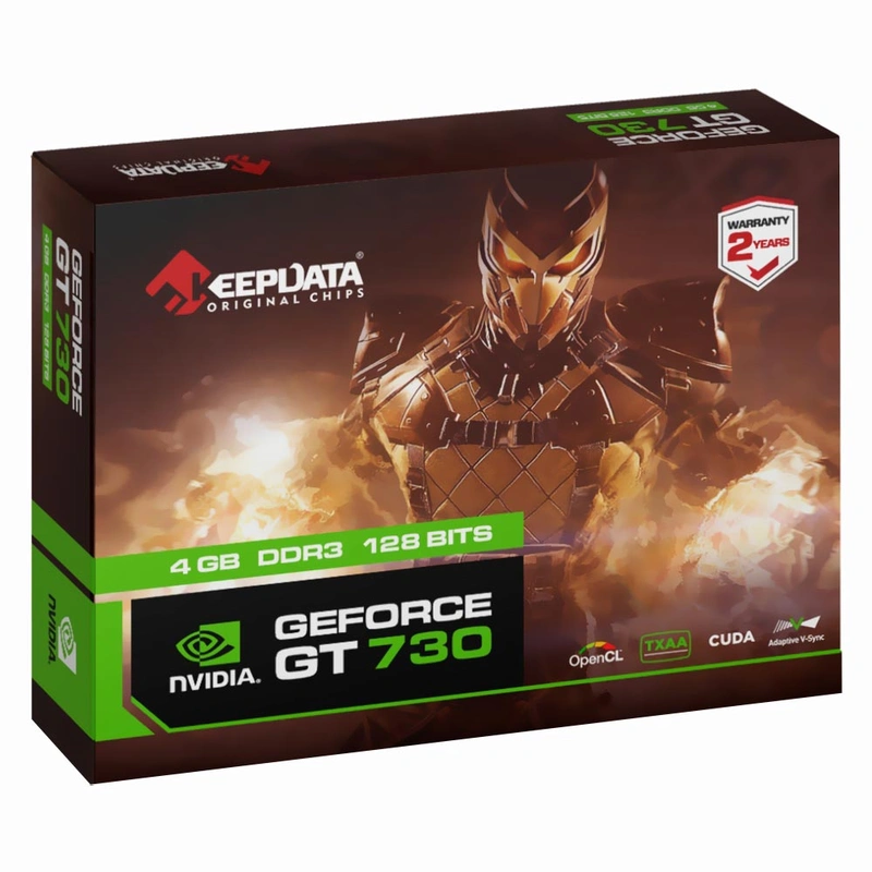 Placa de Vídeo Keepdata 4GB GeForce GT730 DDR3 - LOW PROFILE KDGT730-4GD3128B - Imagem 3