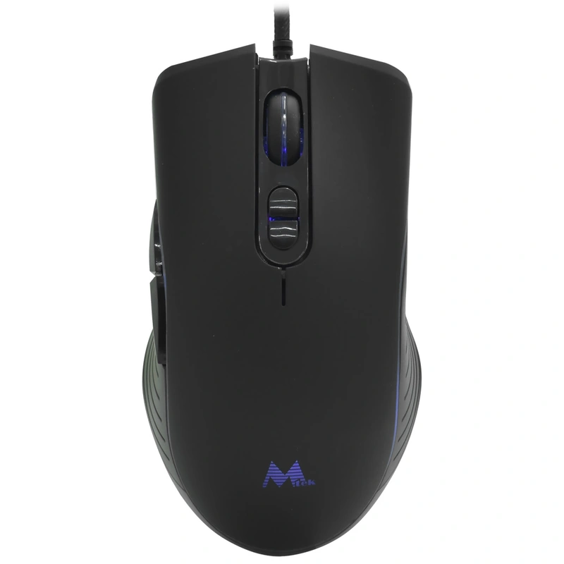 Mouse Gamer Mtek MSG-6098LR USB LED - Preto Com Fio
