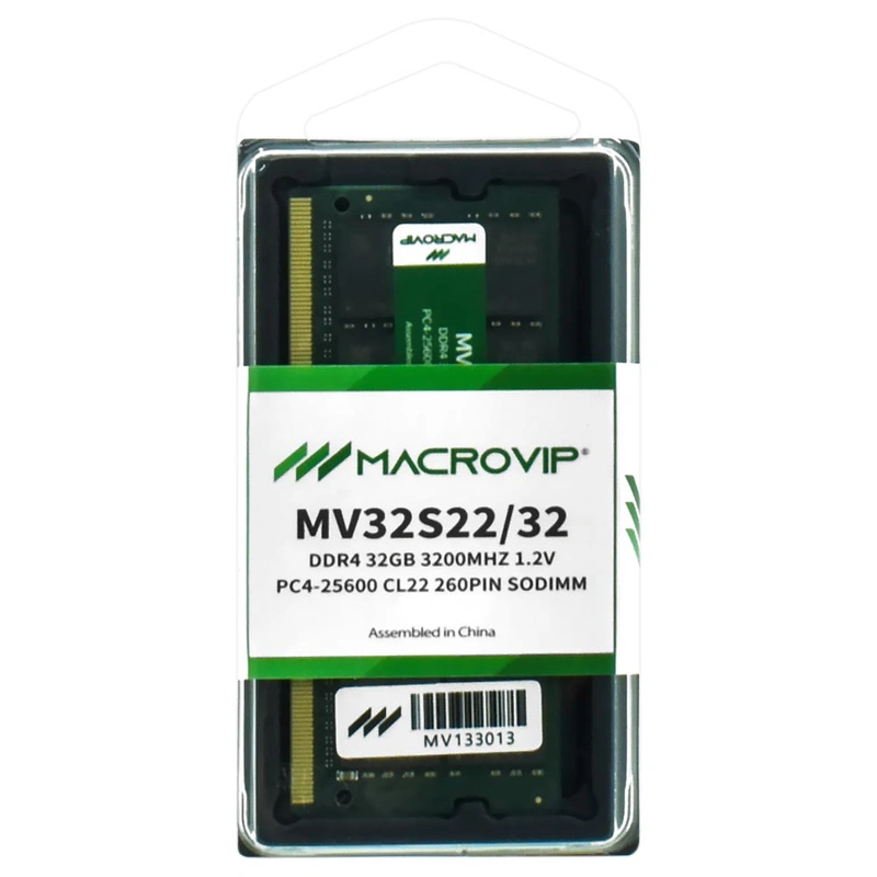 Memória RAM para Notebook Macrovip DDR4 32GB 3200MHz - MV32S2232 SODIMM - Imagem 3