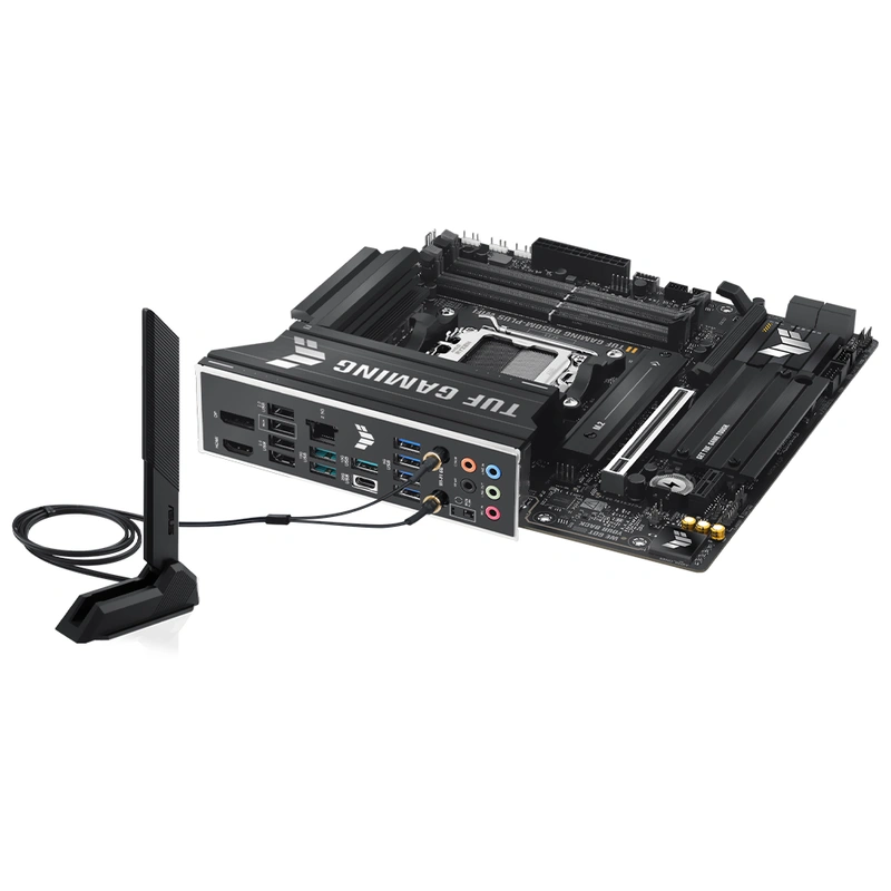 Placa Mãe ASUS TUF Gaming B850M-PLUS Wi-Fi Socket AM5 DDR5 Intel B850 4 Slots DIMMs DDR5 - Imagem 3