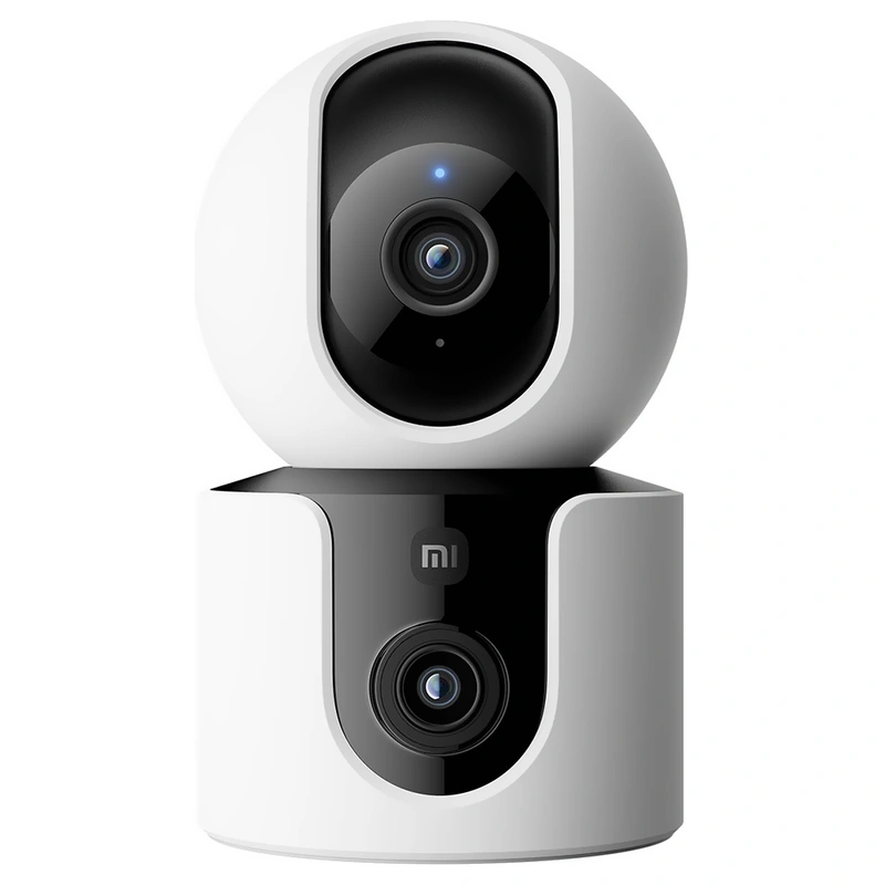 Câmera de Segurança Xiaomi Smart C300 Dual Indoor Wi-Fi 360º 2K Alexa Ok Google - Branco