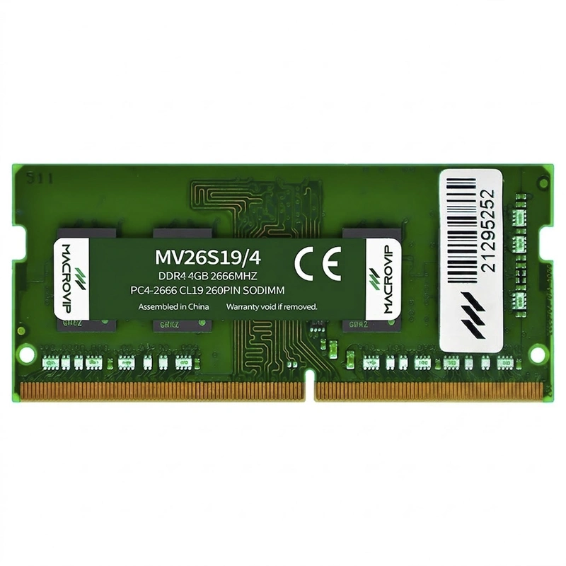 Memória RAM para Notebook Macrovip DDR4 4GB 2666MHz - MV26S194 SODIMM CL19